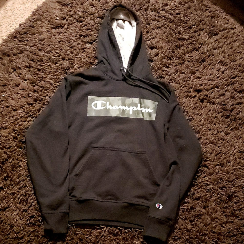 Champion Black,Gray, and Camo Men's Hoodie